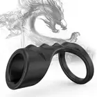 Men Penis-Extender Enlarger Sleeve Ring Reusable Delay Ejaculation for Male MEN