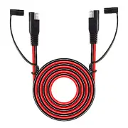SAE to SAE Extension Cable Battery Charging Adapter Extension Connector 14AWG