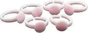 Hohopeti 100pcs Pink Ring Holder Ring Base Adjustable Ring Holder