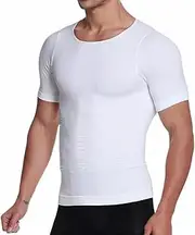 [ETKXRYJWP] Men's Compression Tank Top, Body Shaper Slimming Vest, Thermal Base Layer Shapewear