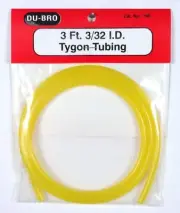 DU-BRO MEDIUM 3/32" ID TYGON TUBING ( 3 FEET )( CAT. # 799 )