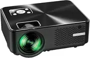 Y60 Portable Projector with 5500 Lux Upgrade Full HD 1080P 200" Display Supported, LCD LED Home Projector