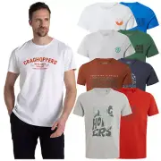 Craghoppers Mens Lucent T-Shirt Short Sleeve Top Tee Slogan Graphic Outdoors