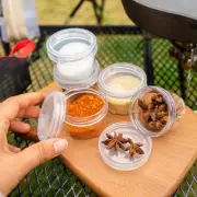Portable Spice Jars Set with Travel Bag for Outdoor and Indoor Use
