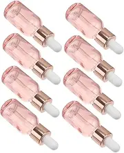 SHERCHPRY 8Pcs Essential Oil Dropper Bottles Glass Sub Bottles for Perfume and Aromatherapy Leakproof Design for Travel and Home Use