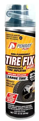 Penray 80862 Tire Fix Plus Emergency Tire Inflator – with Hose -BIG 22-Ounce Can