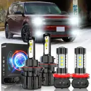 Para For Ford Flex 2009-2018 faro LED Hi/Lo + Kit de bombillas de luz antiniebla (for: Ford)