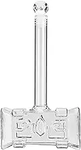 Whiskey Carafe, Bourbon Decanter - 400ml Hammer Whiskey Carafe with Airtight Cap, 3D Wine Bottle, Jug, Liquor Bottle for Bourbon, Whiskey, Liquor
