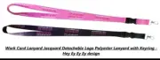 Buffalo Bills Detachable Polyester Lanyard With Keyring "Heyy Eyy Ey Eyyy"