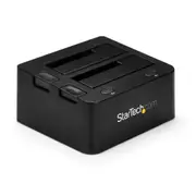 StarTech UNIDOCKU33 storage drive docking station USB 3.2 Gen 1 (3.1 Gen 1) Type-B Black