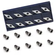 Diamond shape Carbide Replacement Insert Cutter Planer Knives with Radius Poi...