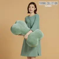 在飛比找momo購物網優惠-【YVONNE 以旺傢飾】素面大骨頭抱枕(高地綠)