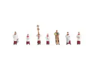 N15410 Noch OO/HO Gauge Priest (1) & Altar Boys (6) Figure Set