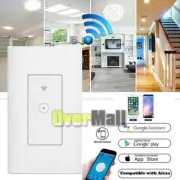 1800W Smart Light Switch WIFI Wall Touch Panel Socket Alexa Google Home US