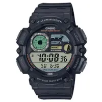 在飛比找PChome24h購物優惠-【CASIO 】液晶大顯示電子錶-(WS-1500H-1A)