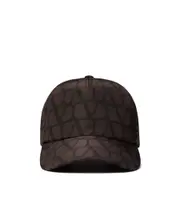 VLogo-print baseball cap 58,59 Black