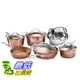 [8美國直購] 陶瓷不沾鍋 廚具套裝 Gotham Steel Hammered Collection 10 Piece Premium Cookware Set B07MSK8QCH