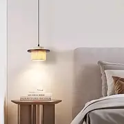 Natural Stone Wood Pendant Lamp, Nordic Wabi Sabi for Kitchen/Dining/Bedside