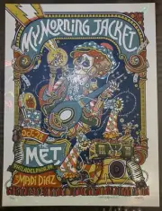 Guy Burwell My Morning Jacket Swirl Foil Variant W/ HUGE Drawing On The Back!