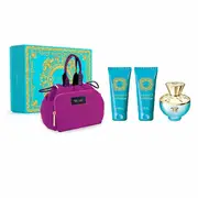 Versace Dylan Turquoise - EDT 100 ml + perfumed body gel 100 ml + shower gel 100 ml + cosmetic bag