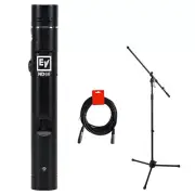 Electro-Voice ND66 Condenser Cardioid Instrument Mic w/ Short Mic Stand & Cable