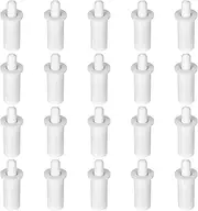 20 Pcs Shutter Repair Pins, Spring Loaded Replacement Pin Plantation Shutter Repair Pins Kit Shutters Fasteners Bolt Movable Blade Parts for Windows Cabinet Blind Slats White (0.9 x 0.3 Inch)