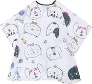 Beaupretty Hair Cutting Cape with Cartoon Dog Cat Design Durable Barber Cloak for Home Salon Use Haircut Salon Cape for Boys