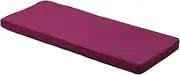 Cotton-Linen Bench Cushion with Non-Slip Design for Outdoor/Indoor Use, Water-Resistant & Machine-Washable Patio Furniture Pad for Gardens, Porches, and Bay Windows,with Zipper(Purple,24x24x1in)