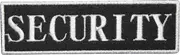 Security Large Embroidered Iron on Sew on Patch Badge for Clothes etc.