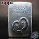 Zippo 美系經典打火機 Zippo 日系限量版 心心相映 鑲有施華洛世奇水晶 加送項鍊 / ZP180【詮國】