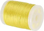 uxcell Archery Bow String Serving Thread 120 Yard/110M, 0.03" / 0.8mm Dia Bowstring Thread for Tying Peep Sight Nock Compound Recurve Bow, Yellow