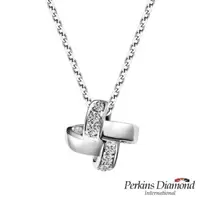 在飛比找PChome24h購物優惠-PERKINS 伯金仕 X Series系列 鑽石項鍊