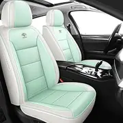 DELPOS Car Seat Covers for VW Volkswagen Polo Variant/Dune/Fan/Crosspo/Sedan - Car Seat Cover Accessories, Green
