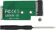 for Lenovo Legion Go Handheld Conversion 2280 Replace 2242 SSD Expansion High Capacity Board NVME M-Key NGFF M.2 PCIE 4.0 Gold Finger Adapter Upgrade Converter Handheld Internal Compon Green