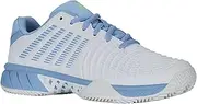 [K-Swiss] Women's Express Light 3 Tennis Shoe, WHT/Dutch Canal/Green