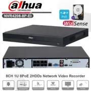 Dahua NVR4208-8P-EI 8 Channel PoE Port NVR WizSense Network Video Recorder SMD+