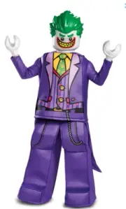 New Lego The Batman Movie Joker Child Costume Large 10-12 yrs