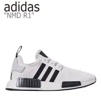 在飛比找Yahoo!奇摩拍賣優惠-【正品】全新ADIDAS NMD R1 BOOST 白黑金屬