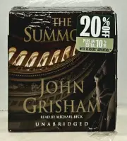 The Summons; 8 CD Audiobook; John Grisham; 2002 Unabridged; Michael Beck; New