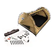 Adventure Kings Double Swag Big Daddy Deluxe + Illuminator 4 Bar Camp Light Kit