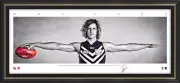 NAT FYFE FREMANTLE DOCKERS SIGNED FRAMED SIGNATURE SERIES WINGS AFL PAVLICH