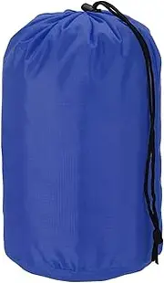 uxcell Stuff Sack, Nylon Waterproof Storage Sacks Portable Drawstring Dry Stuff Bag Gear Organization with Toggle, 5x10Inch Fit for Backpacking Camping Traveling Hiking(Dark Blue)