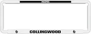 1x Official AFL Collingwood Magpies Car Number Plate Frame Cover Surround