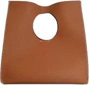 [Hoxis] Vintage Minimalist Soft Pu Leather Handbag Clutch Small Tote