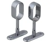 Wardrobe Hanger Rod Base for Drying Clothes, Clothes Tube Support Tube Through Ceiling Cloakroom Hanger Accessories
