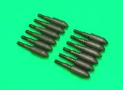 12 New Screw-in Bullet Points - 145 gr 21/64" - 21xx - 3D or Target - 2117, 2216