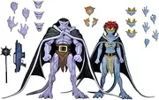 NECA Collectible 2-Pack Gargoyles: Vows Ultimate 7" Scale Action Figures - Goliath and Demona
