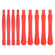 10pcs Plastic Spudger Crowbar Professional Pry Bar Opening Repair Tools, Red