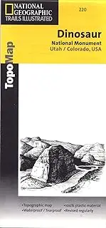Dinosaur National Monument UT, CO Trails Illustrated Map #220 (Trails Illustrated - Topo Maps USA): No. 220