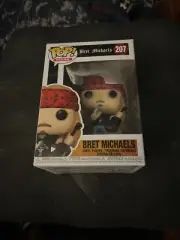 Funko Pop Poison Bret Michaels 207 W/protector